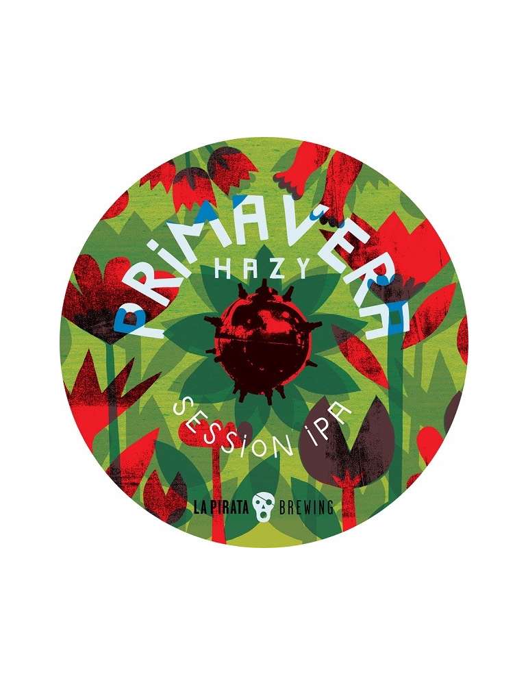 Etiqueta Cervesa Hazy Primavera de La Pirata