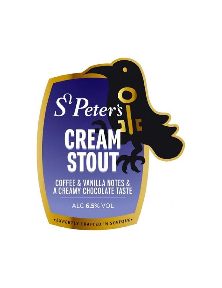 Etiqueta Cerveza St.Peter's Cream Stout