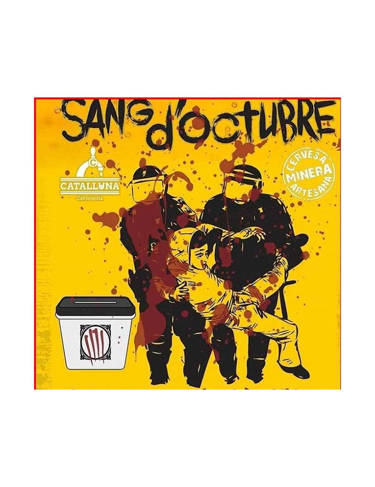 Etiqueta Cervesa Sang d'Octubre 33cl