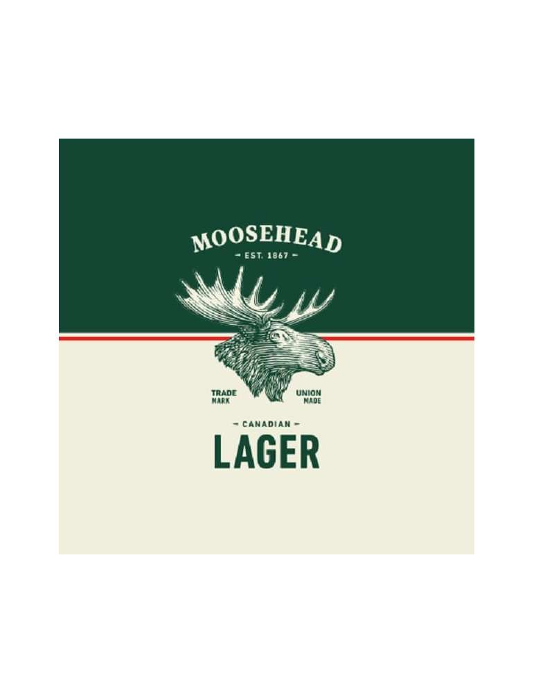 Etiqueta Cerveza Moosehead Lager