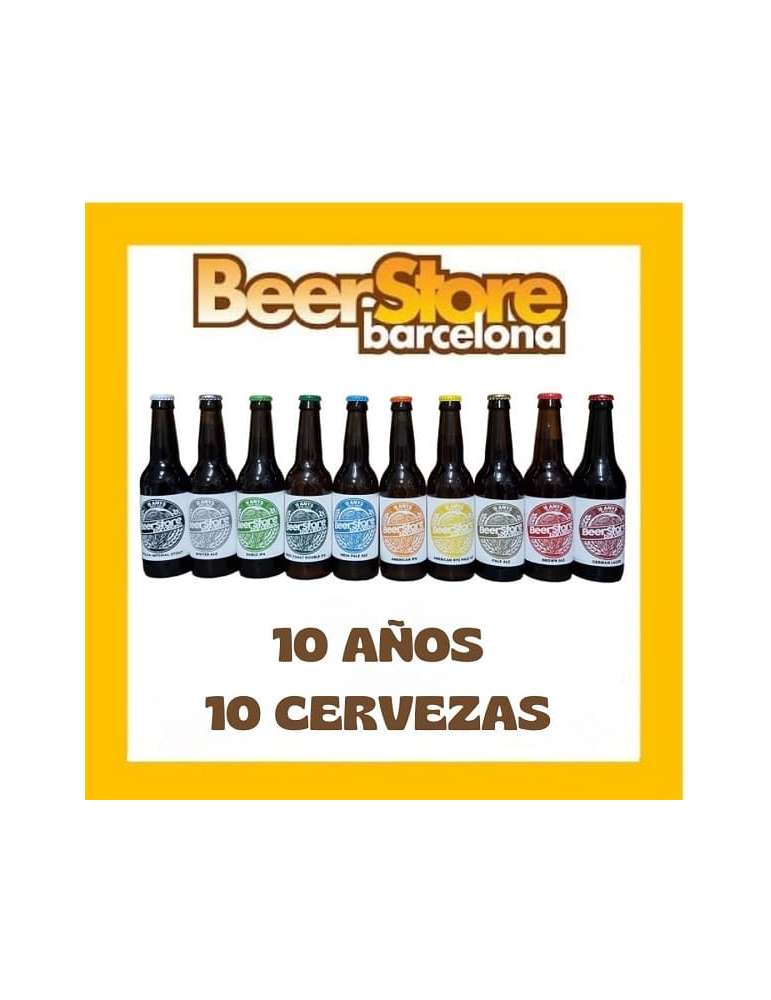 Pack Cervezas 10 Años BeerStore