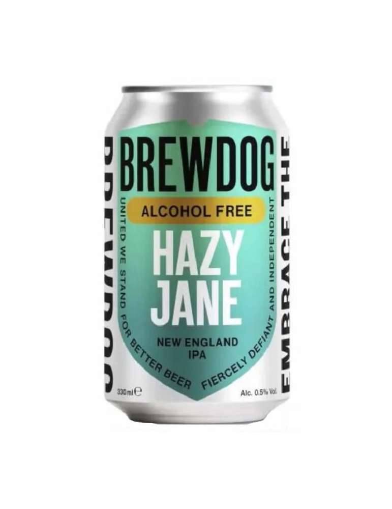Cerveza BrewDog Hazy Jane Alcohol Free lata 33cl